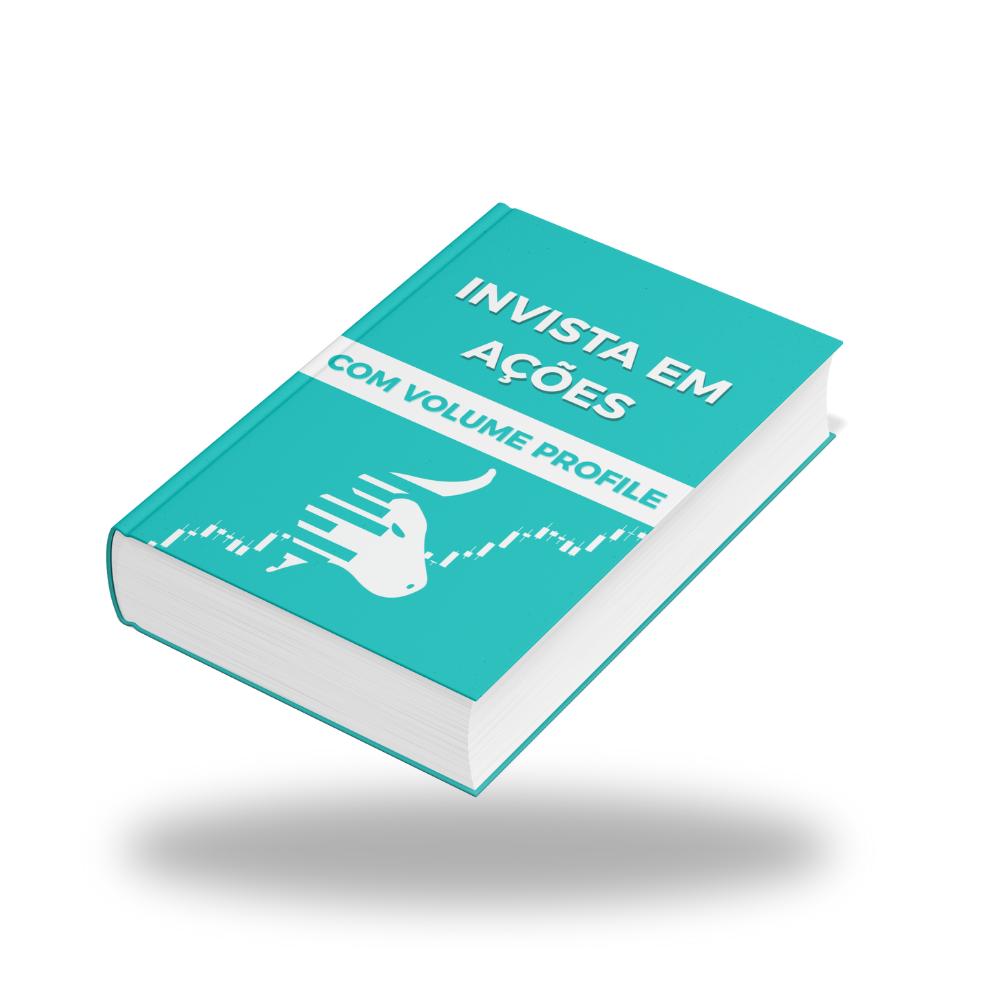Capa Do Ebook Invista em Ações Com Volume Profile