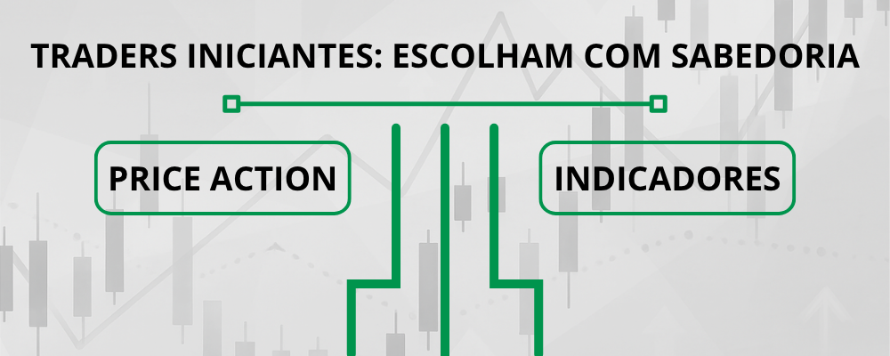  Escolha de traders iniciantes - price action - indicadores